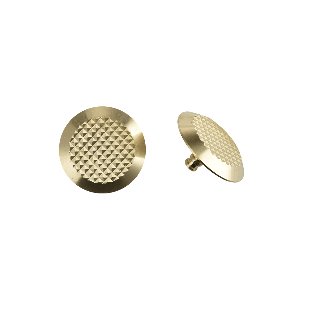 Messing-Diamant-Tactile-Walking Surface Indicators Studs Domes für Jalousien RY-DB203